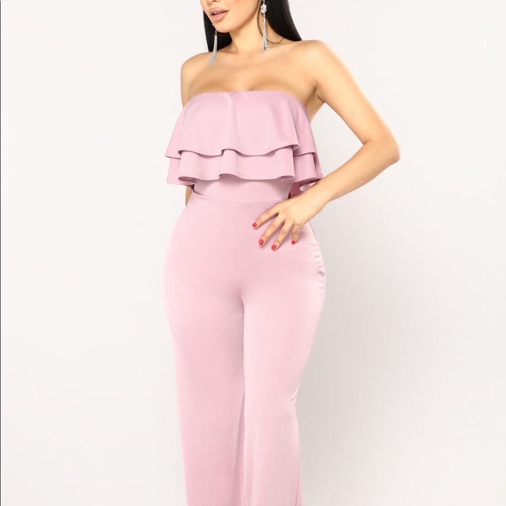 Fashion Nova Zuleika Jumpsuit - Lavender